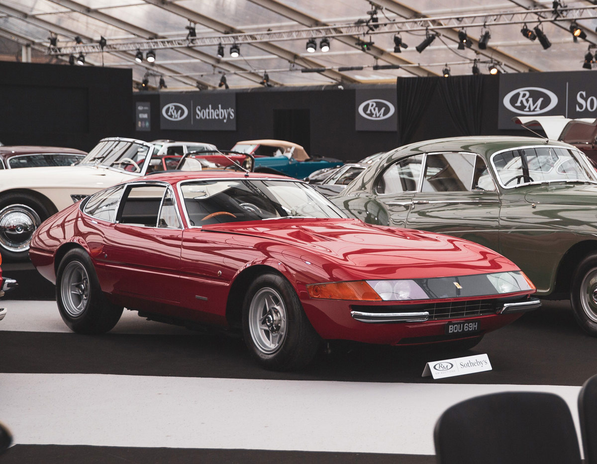 1970 Ferrari 365 GTB/4 Daytona Berlinetta by Scaglietti offered at RM Sotheby’s Paris live auction 2020